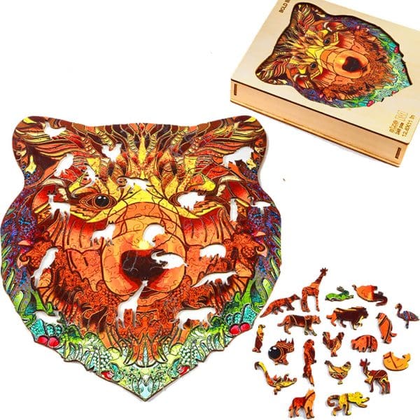 Becsületes Bundás - Medve Fa Puzzle - Extra nagy méret - Image 10