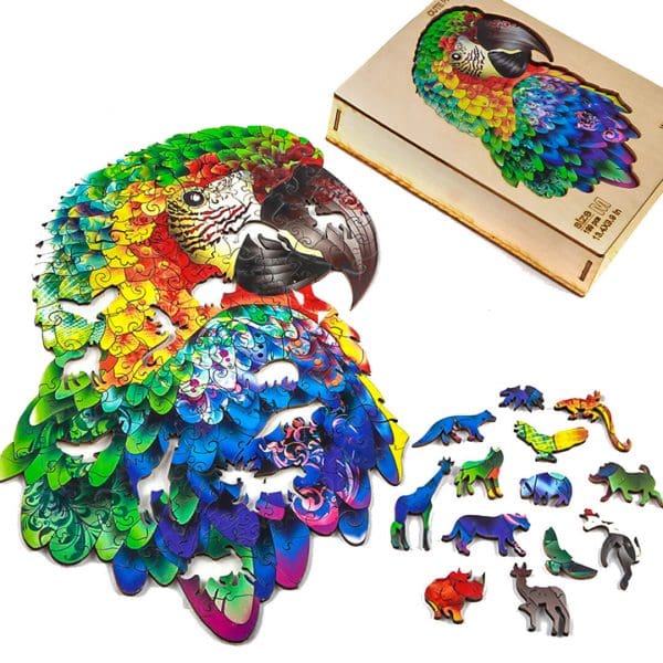 papagáj Parrot Alion Játék Puzzle Kirako Puzzle