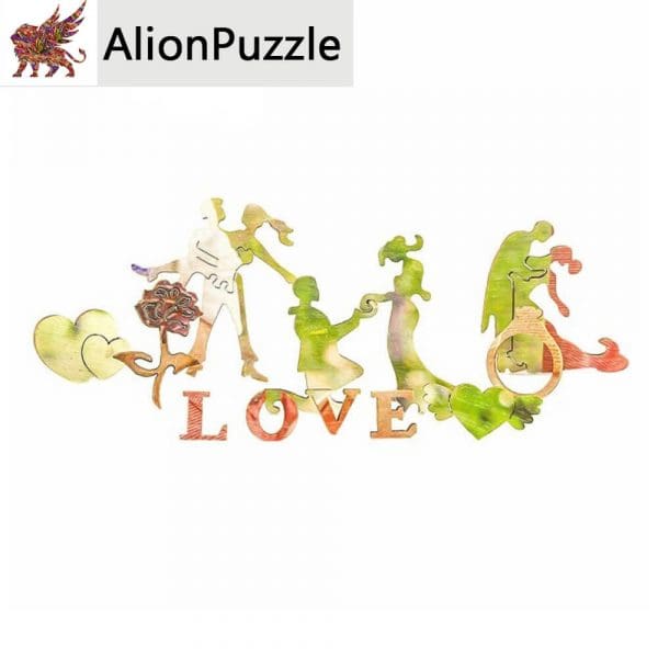 örök szerelem Alion FaPuzzle Nyírfa Kirako Jigsaw