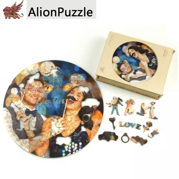 örök szerelem Alion FaPuzzle Nyírfa Kirako Jigsaw