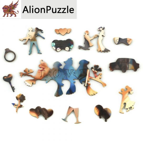 örök szerelem Alion FaPuzzle Nyírfa Kirako Jigsaw